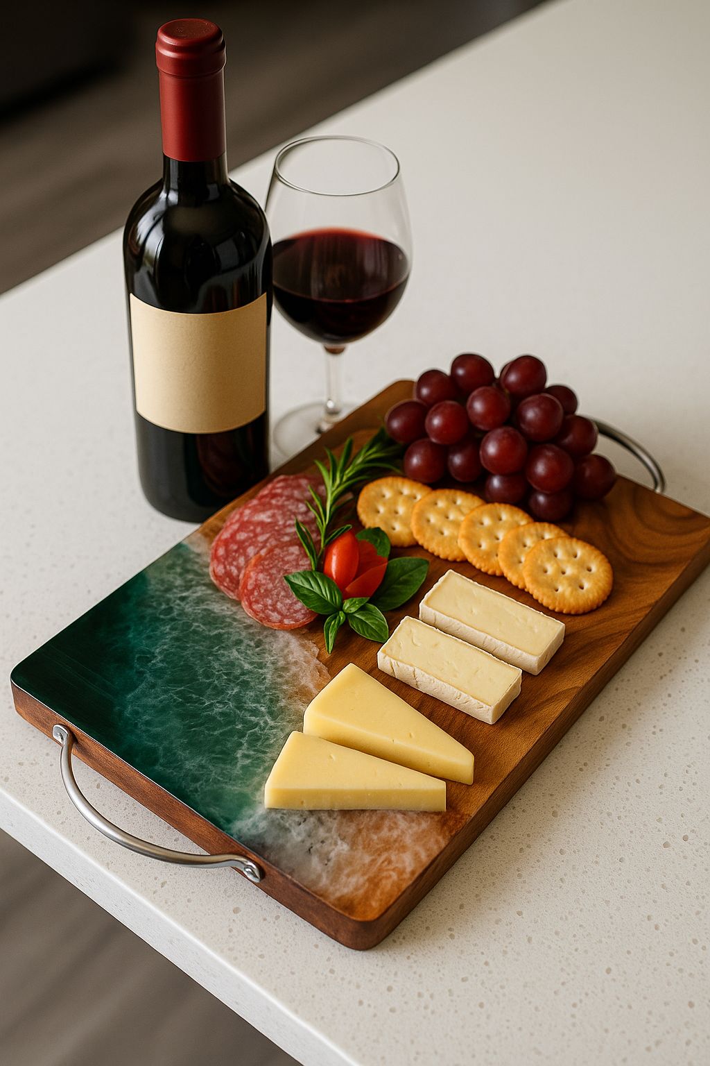 Ocean Designed Acadia Wood Cutting Board