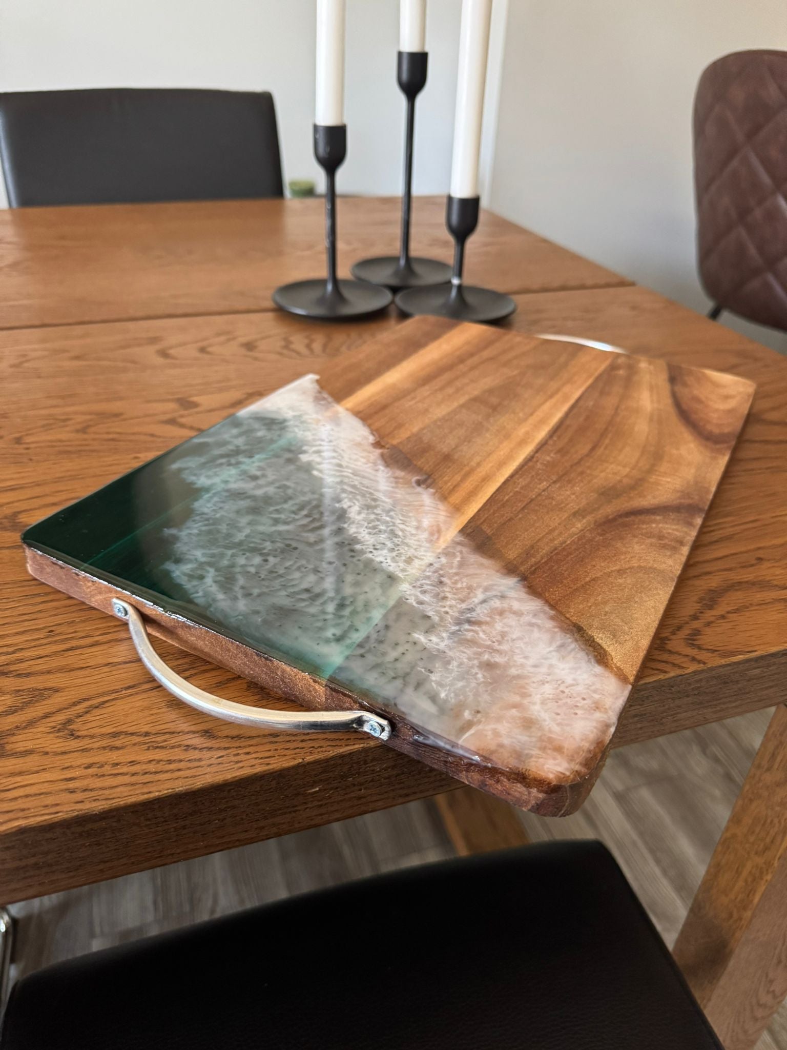 Ocean Designed Acadia Wood Cutting Board